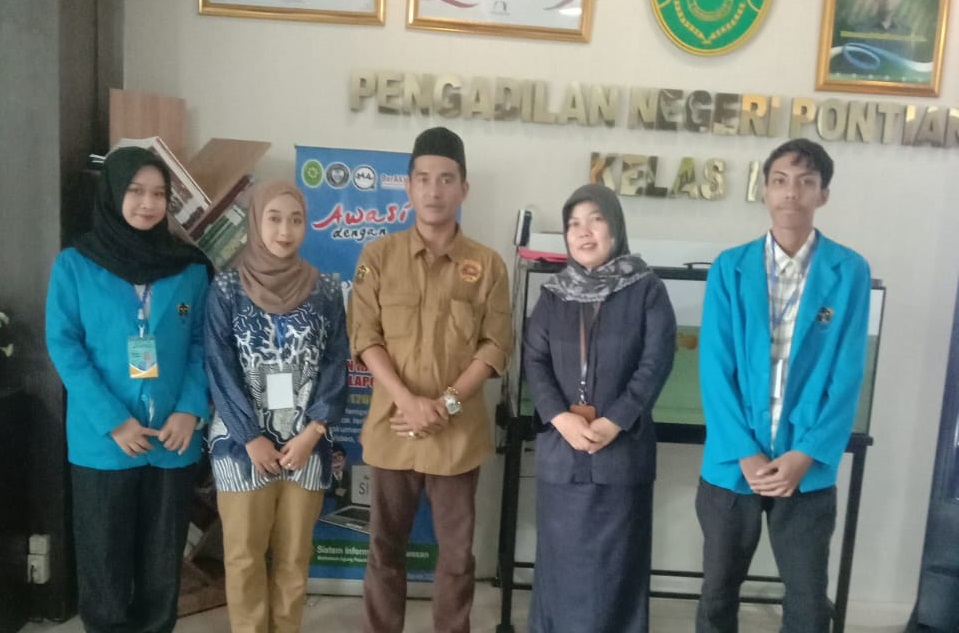 Fakultas Syariah IAIN Pontianak Tarik Mahasiswa PKKHP dari PN Pontianak, Siap Lanjutkan Pengabdian di Desa Sadar Hukum